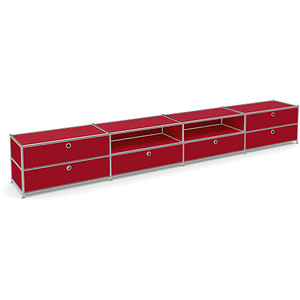 viasit Sideboard System4, 86333 rubinrot 302,9 x 40,4 x 43,2 cm, 1 St.