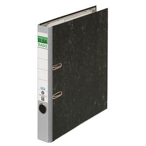 ELBA rado Wolkenmarmor Ordner grau marmoriert Karton 5,0 cm DIN A4 ELBA rado Wolkenmarmor Ordner grau marmoriert Karton 5,0 cm DIN A4