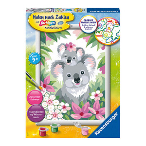 Ravensburger Malen-nach-Zahlen Süße Koalas mehrfarbig