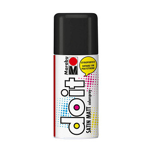 Marabu Do it Satin Matt Acrylspray Sprühfarbe schwarz 150,0 ml, 1 St.