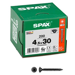 SPAX® Universalschrauben T20 Senkkopf BLAX 1191040450303 4,5 mm x 30 mm, 200 St.