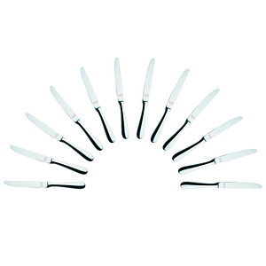 solex® Messer Baguette silber, 12 St.