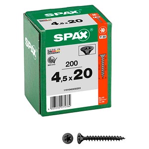 SPAX® Universalschrauben T20 Senkkopf BLAX 1191040450203 4,5 mm x 20 mm, 200 St.