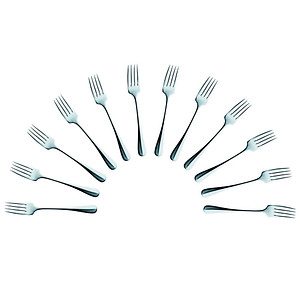 solex® Dessertgabeln Baguette silber, 12 St.