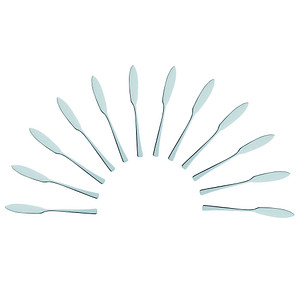 solex® Fischmesser Karina silber, 12 St.