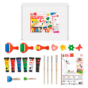 Marabu Little Artist Starter Box KiDS Bastelfarben-Set farbsortiert, 6 St.