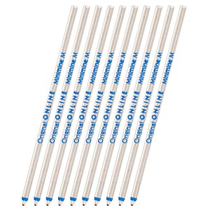 ONLINE® D1 Kugelschreiberminen M blau, 10 St.