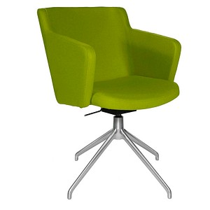 Topstar Besuchersessel SFH 1.0 grün edelstahl, Optik matt Stoff 58,0 x 66,0 x 87,0 - 90,0 cm, 1 St.