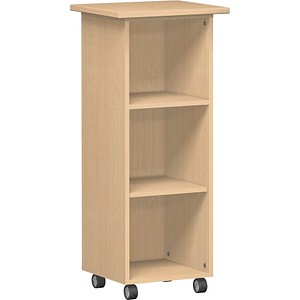 geramöbel Flex Bürowagen buche 3 Ebenen 40,0 x 45,0 x 117,0 cm