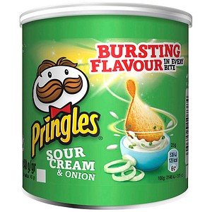 Pringles Sour Cream & Onion Chips 12x 40,0 g, 12 St.