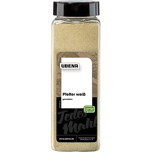 UBENA  Pfeffer weiß gemahlen Gewürz, 600,0 g