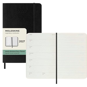 MOLESKINE Taschenkalender 2027 schwarz, 1 St.
