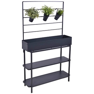 Garden Pleasure Hochbeet GLORIA Metall anthrazit rechteckig 94,5 x 30,0 x 155,0 cm, 1 St.