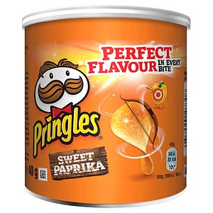 Pringles Paprika Chips 12x 40,0 g, 12 St.