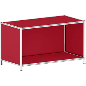 viasit Aktenregal System4 rubinrot 77,9 x 40,4 x 43,2 cm, 1 St.