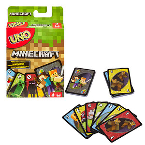 Mattel GAMES UNO Minecraft Kartenspiel, 1 St.
