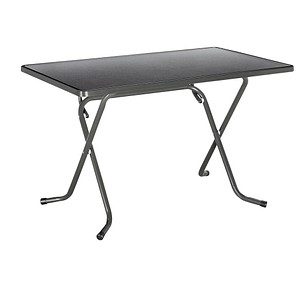 barths Gartentisch Madrid anthrazit rechteckig 110,0 x 70,0 x 70,0 cm