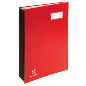 Exacompta Unterschriftenmappe 20 Fächer rot, 1 St.