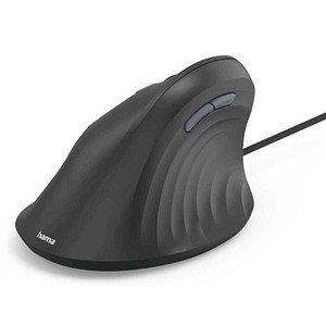 hama ECM-500L Maus ergonomisch kabelgebunden schwarz