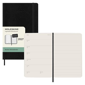 MOLESKINE Taschenkalender Pocket 2027 schwarz, 1 St.