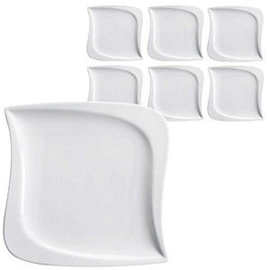 MÄSER Dessertteller LA MUSICA weiß 21,3 cm, 6 St.