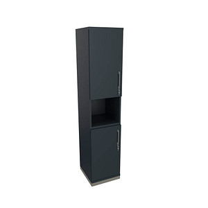 fm Regalschrank Oldenburg, 4260649684450 lavagrau 40,0 cm 44,2 cm, 1 St.