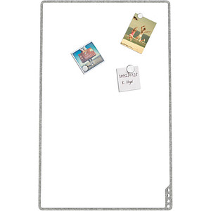 PLAYROOM mobiles Whiteboard Playboard 75,0 x 118,0 cm grau emaillierter Stahl