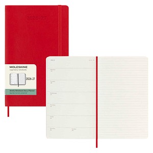 MOLESKINE Buchkalender 2026/2027 scharlachrot, 1 St.