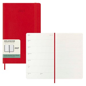 MOLESKINE Buchkalender 2027 scharlachrot, 1 St.