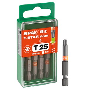 SPAX® Bits T25 T-STAR  Plus, 5 St.