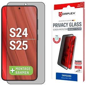 DISPLEX® Privacy Glass Display-Blickschutzglas für Samsung Galaxy S24, Galaxy S25