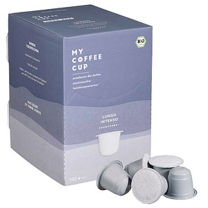 MY COFFEE CUP LUNGO INTENSO Bio-Kaffeekapseln, Arabica- und Robustabohnen 100 St.