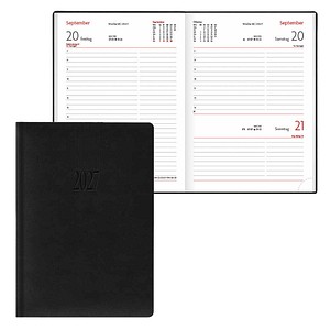 Lediberg Taschenkalender Tagesplaner 2027 schwarz, 1 St.