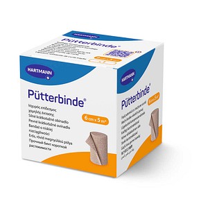 HARTMANN Kompressionsbinde  Pütterbinde® 9318073 beige 6,0 cm x 5,0 m, 1 St.