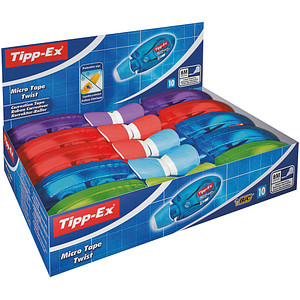 Tipp-Ex Korrekturroller Micro Tape Twist 5,0 mm, 10 St.