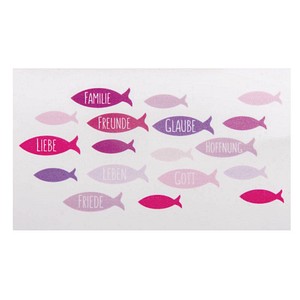 Rayher Wachsmotive pink/rosa Fische, 1 Pack