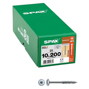 SPAX® Holzbauschrauben T40 Tellerkopf WIROX 0251011002005 10 mm x 200 mm, 25 St.