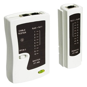 goobay  RJ-45 Netzwerkkabel-Tester, 1 St.