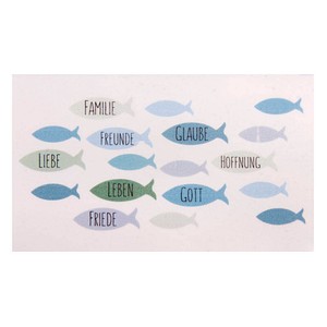 Rayher Wachsmotive blau/grün Fische, 1 Pack