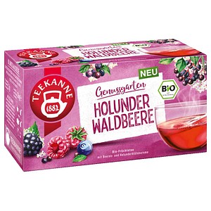 TEEKANNE Genussgarten HOLUNDER WALDBEERE Bio-Tee 18 Portionen