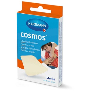 HARTMANN Pflaster Cosmos® für Schürfwunden 5320281 beige 4,5 x 6,5 cm, 4 St.
