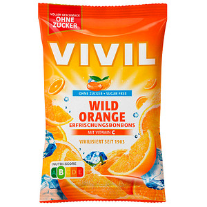 VIVIL® Wild Orange ohne Zucker Bonbons 33 St./ 120,0 g, 1 Pack