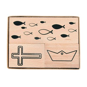 Rayher Motivstempel Kommunion/Konfirmation 3,9 x 2,6/8,3 x 2,6 cm, 1 St.