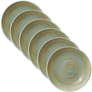 HEART & SOUL Suppenteller Perfect Match Thyme hellgrün Ø 23,0 cm, 6 St.