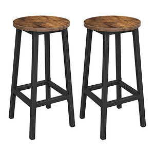 VASAGLE Barhocker LBC32X braun, 2 St.