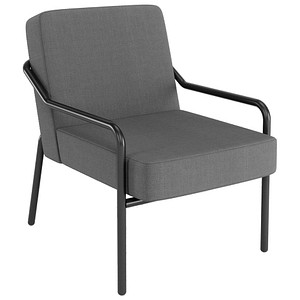 medso powered by PAPERFLOW Sessel MEDSO M anthrazit schwarz Stoff 58,0 x 74,3 x 73,6 cm, 1 St.
