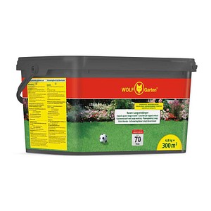 AKTION: WOLF-Garten® SUPER LD 300 Rasendünger 4,8 kg mit CashBack