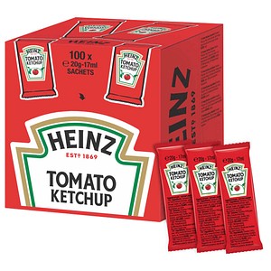 HEINZ TOMATO KETCHUP 100x 17,0 ml, 100 St.