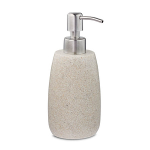relaxdays Seifenspender 10031061_778 beige Polyresin 300,0 ml, 1 St.