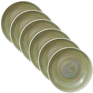 HEART & SOUL Suppenteller Perfect Match Thyme hellgrün Ø 28,0 cm, 6 St.